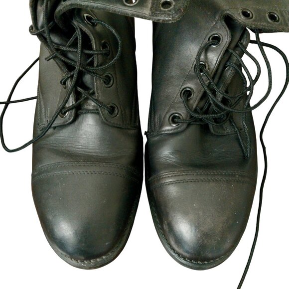 Biltrite Vintage Military Combat Leather Boots Mens Size 10W Good Condition - Picture 5 of 16